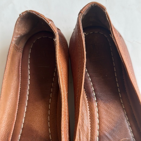 FRYE Carson Brown Leather Ballet Flats Women’s Sz 7M - Picture 12 of 15